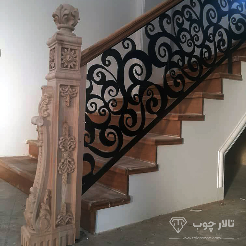 Wooden-staircase-pillars-ahura-4 -Full Size