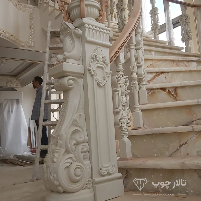 Wooden-staircase-pillars-almas-5 -Full Size