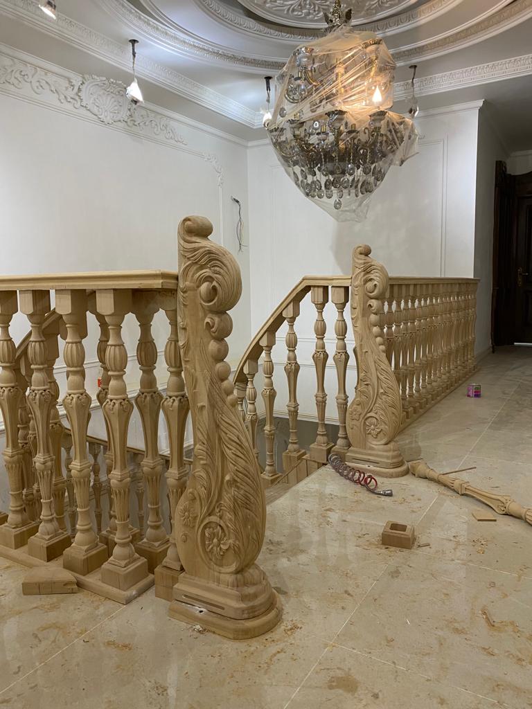 نرده چوبی سنتی -Full Size